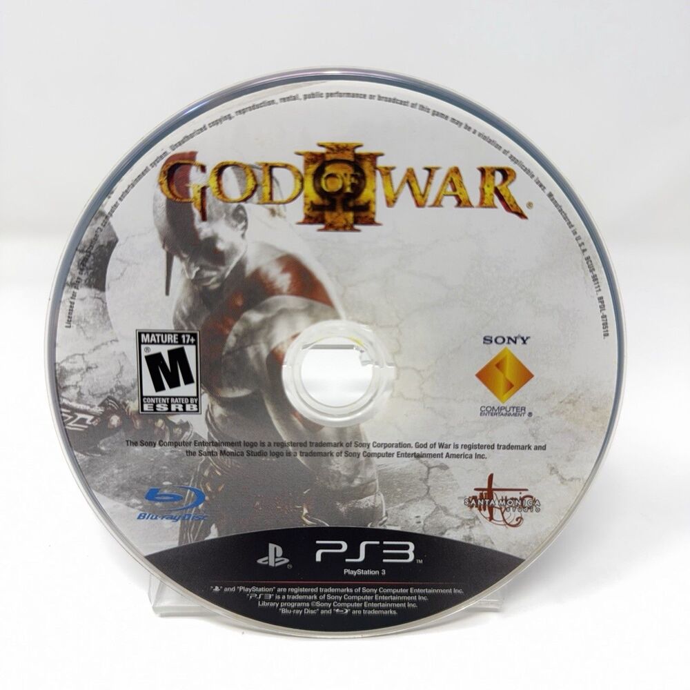 God of War III Sony PlayStation 3 PS3 2010 Disc Only